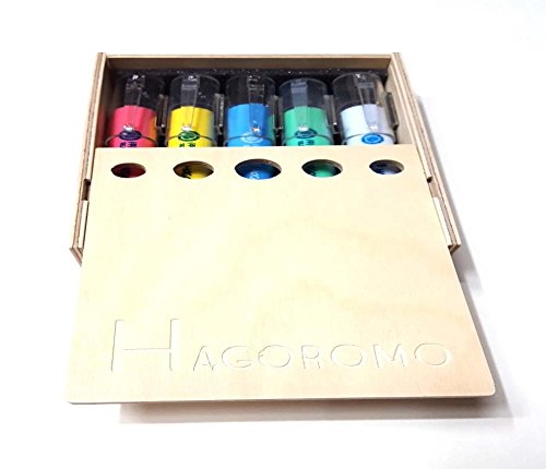 【中古】【未当て嵌める・未開封品】Hagoromo Wood Holder Case with 5 Colours Chalk Holder