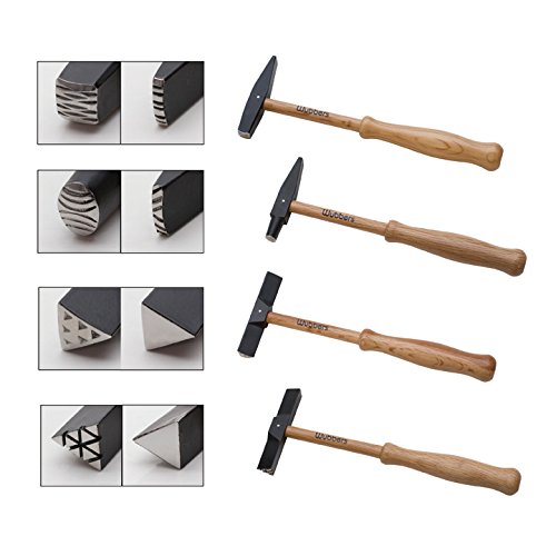 【中古】【未使用・未開封品】Wubbers Artisan's Mark 4 Pc Texture Hammer Set | HAM-6100