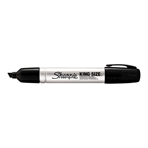 【中古】【未使用・未開封品】Sharpie 1883338?King Size Permanentマーカー、ブラック、4?-パック Case of 12 ブラック