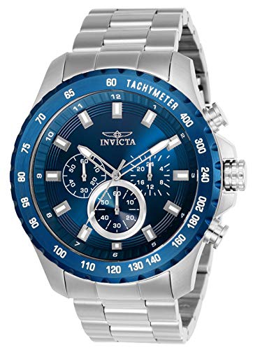 【中古】【未使用・未開封品】Invicta (インビクタ) メンズ スピードウェイ クォーツ 腕時計 ステンレススチールストラップ シルバー 10 (モデル:24212)