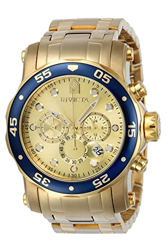 【中古】【未使用・未開封品】Invicta Pro Diverクロノグラフゴールドダイヤルメンズ時計23669|AJIMURA-SHOP