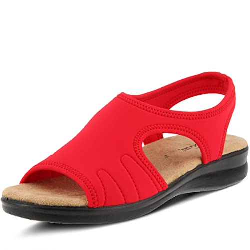 【中古】【未使用・未開封品】Spring Step Flexus Women's Nyaman Lycra Slingback Sandal