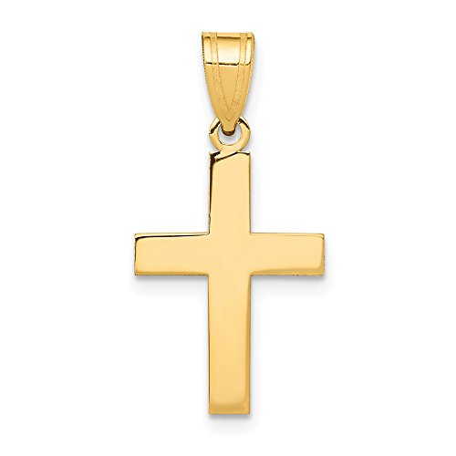 【中古】【未使用・未開封品】Jewels By Lux 14K イエローゴールド 光沢仕上げ クロスチャーム