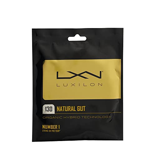 【中古】【未使用・未開封品】LUXILON(ルキシロン) テニス ストリング ガット NATURAL GUT 130(ナチュラルガット 130) ナチュラル WRZ949130