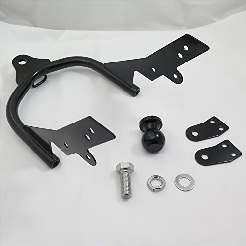 【中古】【未当てはめる・未開封品】自動二輪車黒いことHeavy Duty Trailer Hitch w /どんぶり鉢for Harley Road Glide FLTR 1998???2001?2007???2008?/ Road King FLHR 1994?