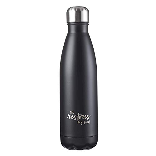 【中古】【未使用・未開封品】インスピレーションステンレススチール真空断熱17オンスホット&コールド飲料ボトル???Psalm 23?: 3
