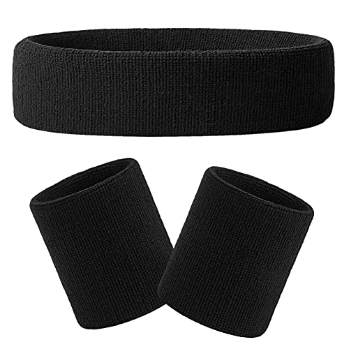 【中古】【未使用・未開封品】HOTER Thickソリッドカラー汗止めバンドセット1ヘッドバンド+ 2?Wristbands)|AJIMURA-SHOP