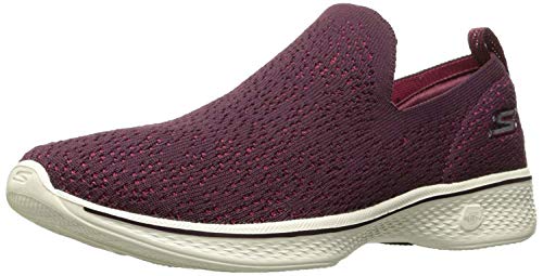 【中古】【未当て嵌める・未開封品】Skechers レディース Go 4-14918 ウォーキングシューズ US 大きさ: 6 色つや: 赤いこと