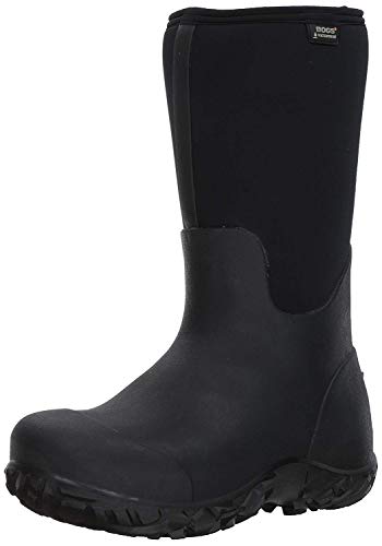 【中古】【未当て嵌める・未開封品】Bogs メンズ ワークマン 雨合羽 断熱 細工物ブーツ 一日中好いたらしい US 大きさ: 9 色つや: 黒いこと