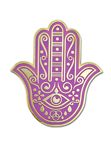 【中古】【未使用・未開封品】Pinmart 's Hamsa Hand of Fatima Evil Eyeエナメルラペルピン 5