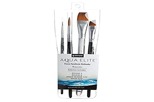 【中古】【未使用・未開封品】Princeton　エリート・NextGenアーティストブラシ、4850シリーズ・水彩絵の具用コリンスキー・クロテン合成毛使用 Set Princeton Artist Brush E