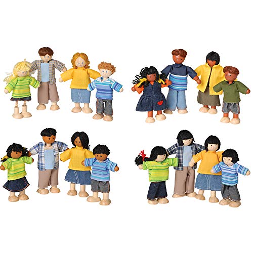【中古】【未使用・未開封品】Constructive Playthings 4ポーズ自在のファミリのセット