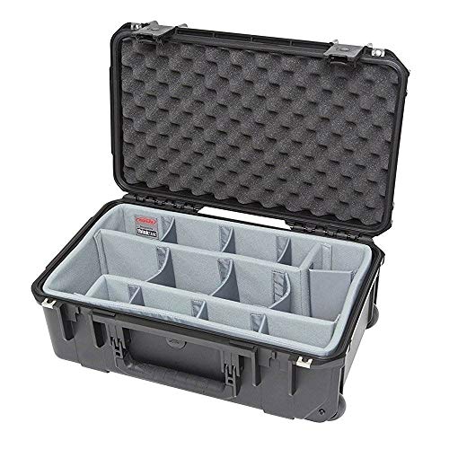 【中古】【未当て嵌める・未開封品】SKB Cases iSeries 2011-7頭脳集団心積もりの活動写真仕切り、黒いこと(3i-2011-7DT) の容れもの