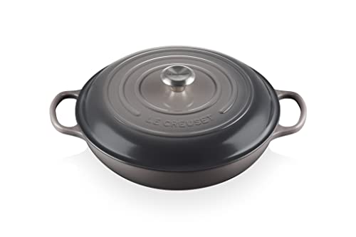 【中古】【未使用・未開封品】Le Creuset 特製エナメル加工鋳鉄製ブレゼ鍋 丸形 5クオート 5 Qt. 607194-LS2532-327FSS