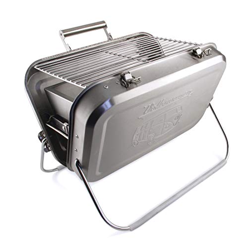 【中古】【未当てはめる・未開封品】VW寄せあわせby BRISA VW T1バスポータブルバーベキューグリル - ステンレス鋼