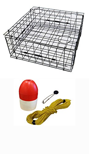 【中古】【未使用・未開封品】KUFA 28インチ ビニールコーティング カニトラップ 1/4インチ X 100フィート ポリロープ クリップ付き 10オンス｜AJIMURA-SHOP