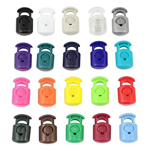【中古】【未使用・未開封品】Sgtノットprimolocコードロック10?mm x 7?mm x 20?mm???20色 50 Pack ブラック