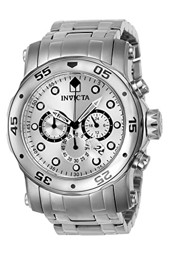 【中古】【未当てはめる・未開封品】Invicta Pro Diverクロノグラフシルバーダイヤルメンズ時辰儀23649