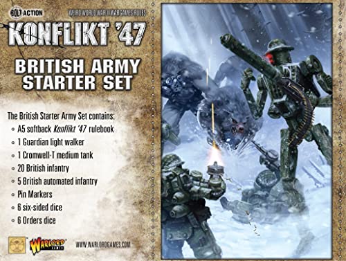 【中古】【未使用・未開封品】Konflikt 47 - Weird World War II - British Army Starter Set (Warlord Games)