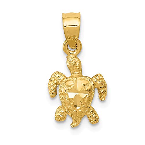 【中古】【未使用・未開封品】Jewels By Lux 14K イエローゴールド タートルペンダント
