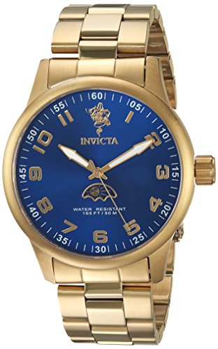 【中古】【未当て嵌める・未開封品】Invicta Men\u0027s \u0027Sea Base\u0027 Quartz Stainless Steel Casual Watch%ｶﾝﾏ% Color:Gold-Toned (Model: 23824)