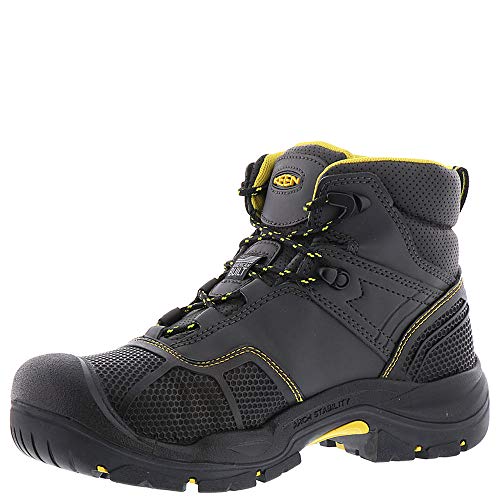 【中古】【未当て嵌める・未開封品】KEEN Utility Men\u0027s Logandale Waterproof Boot,Raven/Black,9.5 D US
