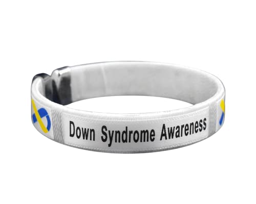 【中古】【未使用・未開封品】Down Syndrome Awarenessブルー&イエローリボンブレスレット( 1ブレスレット???小売) グリーン|AJIMURA-SHOP
