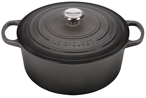 【中古】【未使用・未開封品】Le Creuset サイン入り エナメル加工 鋳鉄製 7-1/4クオート ラウンド型 フレンチオーブン  7.25 Quart 607157-LS2501-287FSS