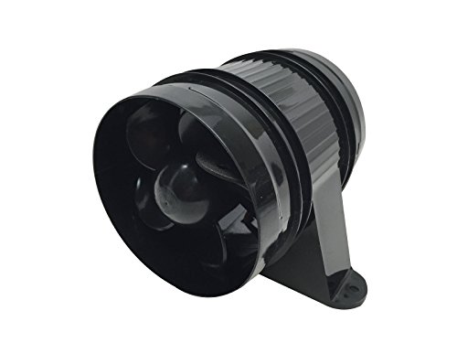 【中古】【未使用・未開封品】Marine 高性能 ABS ブラック ターボ ライン ビルジブロワー 直径4インチ 12V