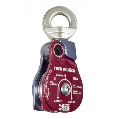 【中古】【未使用・未開封品】オムニリギングブロックスイベル2.6インチ素材ハンドリングプーリーロスプルーフASME認定