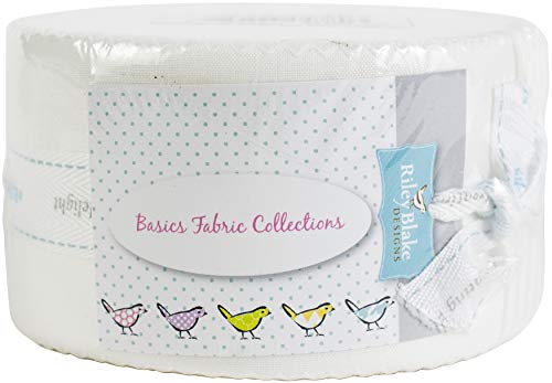 【中古】【未使用・未開封品】RILEY BLAKE DESIGNS 2.5インチ プレカットバンドル 紙吹雪 ホワイト