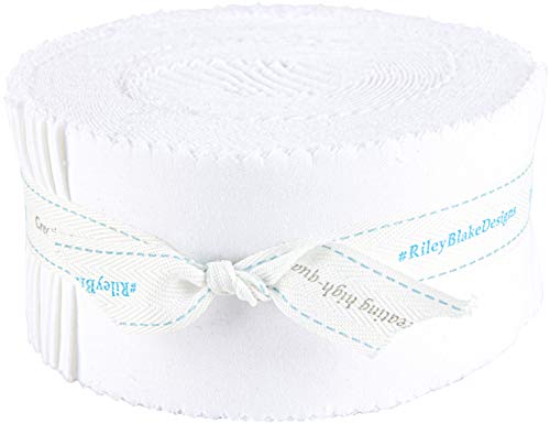 【中古】【未使用・未開封品】RILEY BLAKE DESIGNS 2.5インチ プレカットバンドル 紙吹雪 オフホワイト