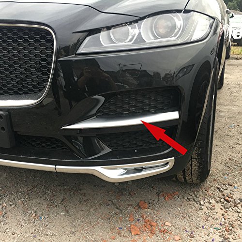 【中古】【未使用・未開封品】Jaguar F-Pace、F-Pace PREMIUM、F-Pace PRESTIGE、2016 2017 2018 2019 フロントコーナーメッシュグリルモールディングカバートリムマット
