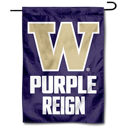 【中古】【未使用・未開封品】Washington HuskiesパープルReign Garden Flag｜AJIMURA-SHOP