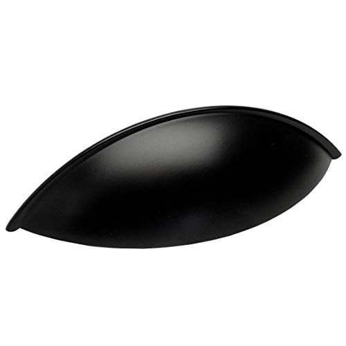 【中古】【未当てはめる・未開封品】Cosmas 9236?FBフラットブラックキャビネットハードウェアBin Cup抽き出しハンドルプル???3???3?/ 4?\