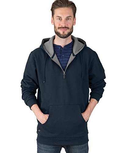 【中古】【未使用・未開封品】Charles River Apparel メンズ トレードマン サーマル クォータージップ スウェットシャツ (レギュラー&エクストラサイズ) US サイズ: Large カ