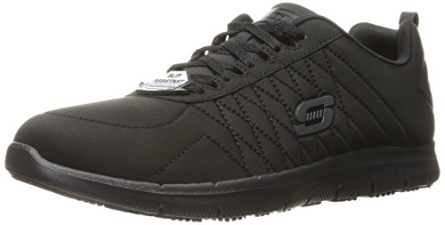 【中古】【未当て嵌める・未開封品】Skechers レディース Ghenter 細工物シューズ, 黒いこと, 24.5 靴-その他