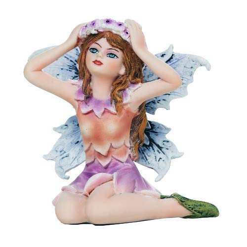 【中古】【未当て嵌める・未開封品】Pacific Giftware 仙女庭園 お花 御化け かざり付ける ミニ庭園 オブ エンチャントメント 図形 3in 家電-その他