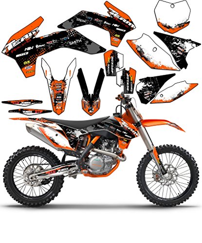 【中古】【未使用・未開封品】Team Racing Graphicsキットfor 2002???2008?KTM SX 50、散布