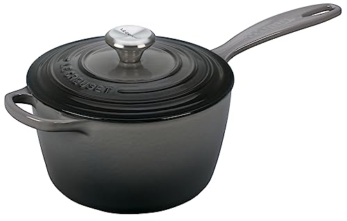 【中古】【未使用・未開封品】Le Creuset エナメル鋳鉄製ソースパン 2.25クォート オイスター