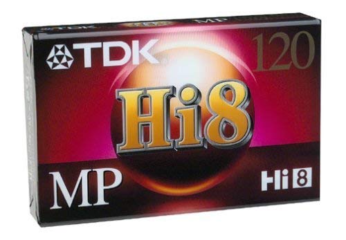 【中古】【未当てはめる・未開封品】TDK Hi8、120 6本容器に並べる MP120 空白文字磁気テープ