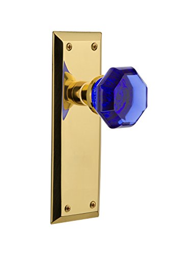 【中古】【未使用・未開封品】新しいYorkドアセットwith Colored Waldorfクリスタルガラスノブ Passage - 2.375 720920 1|AJIMURA-SHOP