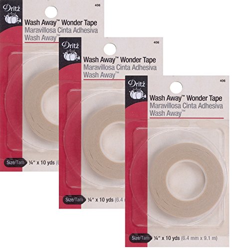 【中古】【未使用・未開封品】(3 Pack) - Dritz 1030cm by 10-Yard Wash Away Wonder Tape (3 Pack)|AJIMURA-SHOP