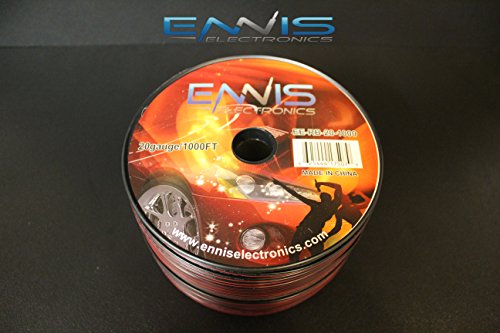 【中古】【未使用・未開封品】20ゲージ1000?ftレッドブラックスピーカーZipワイヤAWGケーブル電源Stranded銅Clad byエニスElectronics｜AJIMURA-SHOP