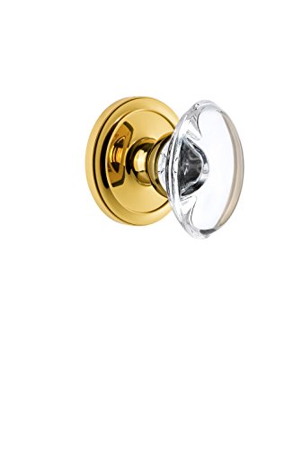 【中古】【未使用・未開封品】Grandeur 809838?CirculaireロゼットPassage with Provenceクリスタルノブアンティークピューター PRIVACY 2.375 820358 1