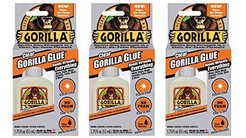 【中古】【未使用・未開封品】Gorilla 4500104クリア接着剤 1.75オンス 透明 3 - Pack 4500104-3 1