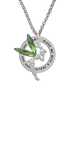【中古】【未使用・未開封品】Delight Jewelry 大きな妖精 樹脂の羽付き ヒーリングハンドアファメーションリングネックレス|AJIMURA-SHOP
