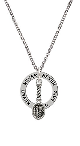【中古】【未使用・未開封品】Tennis Racquet???Never Give Up Affirmationリングネックレス