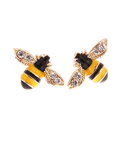 【中古】【未使用・未開封品】CRBファッションSparkle Bumble BeeクリップonイヤリングギフトIdea