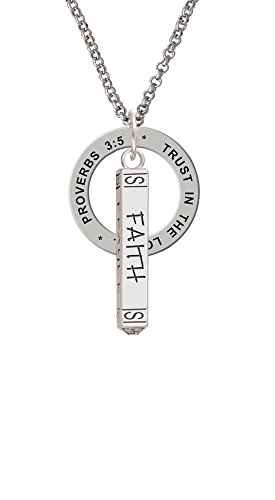 【中古】【未当て嵌める・未開封品】Believe Faith Prayer Hope赤ちょうちん???Proverbs 3?: 5?Affirmation輪っか首飾り